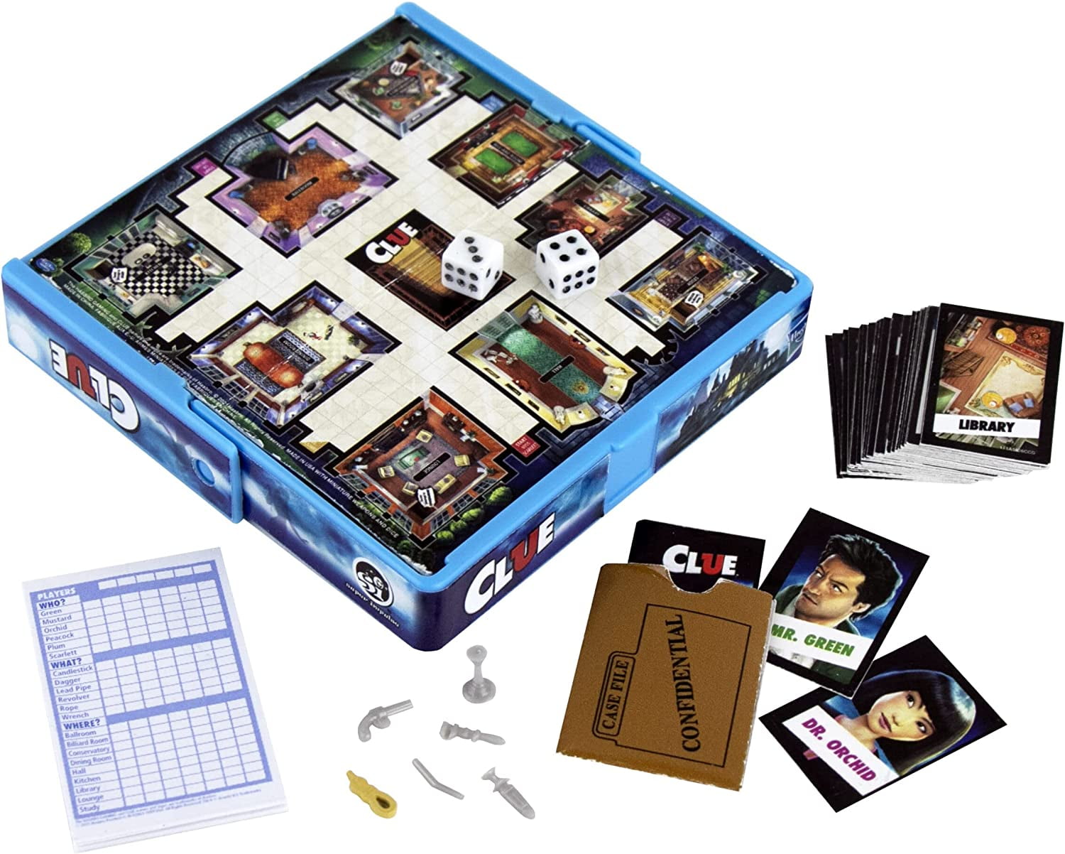 World's Smallest Clue - Actually Playable Miniature Board Game - Walmart.com