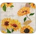 thumbnail image 3 of Coffee Mat Vintage Sunflower Coffee Bar Accessories for Coffee Maker Coffee Machine Coffee Pot Espresso Machine Dish Rack Absorbent Dish Drying Mat Dishes Drainer Pad 16 x 18 Inch, 3 of 6