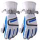 thumbnail image 1 of Guantes de esquí unisex impermeables a prueba de viento de invierno cálidos para snowboard, blanco, L, 1 of 5