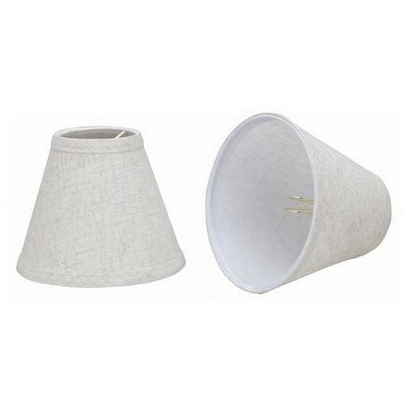 Aspen Creative Corporation 6'' Linen Empire Candelabra Shade (Set of 2)