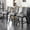 Gray, variant on TEWLOSS Bar Stools Set of 3 Swivel 30" Velvet Barstools for Kitchen Island, Gray