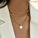 thumbnail image 1 of Collar grande de moda 2021 para mujer, gargantilla con cierre grueso chapado en plata y Color dorado torcido, cadena, collares, regalos de joyería para fiesta Tan Jianjun unisex, 1 of 2