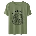 thumbnail image 4 of Camiseta de manga corta con cuello redondo y estampado de jersey suelto de verano para mujer Camiseta/camisa de manga corta con cuello redondo Pompotops hfajkhk141885, 4 of 7