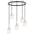 thumbnail image 2 of Woodbridge Lighting Candice 5-Light Metal Pendant Chandelier in Brass/Bronze, 2 of 5