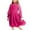 Pink, variant on Gelikeya Daddy Daughter Dance Dresses Size 10-12 Solid Color Contrast Mesh Puff Long Sleeve Neck Formal Party A Line Casual Dress (Tweens, Black, 5-6 Years)