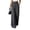 Gray, variant on Yifymode Women's Wide Leg Dress Pants High Waisted Straight Leg Slacks Business Office Work Pants Trousers,Black 2XL