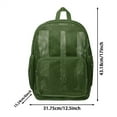 thumbnail image 2 of WMGHA Mesh Backpack with Padded Shoulder Straps - Ideal for Commuting Swimming Travel Beach Outdoor Sports - Breathable Net Bookbag College Backpack - Lightweight Ergonomic Design for Comfort, 2 of 3