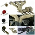 thumbnail image 3 of HEVIRGO Car Motorcycle Exhaust Pipe Wrap Insulation Heat-Proof Strip with 4 Steel Ties, 3 of 8
