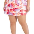 thumbnail image 3 of ID Ideology Women's Tie Dyed Skort Orange Size 2X, 3 of 3