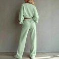 thumbnail image 7 of Leey-World Petite Lounge Sets for Women Ladies' Outfit Women 2 Piece Outfits Sweatsuit Sweatshirt Jogger Sweatpants Tracksuit Lounge Set Clothes, 7 of 7