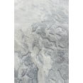 thumbnail image 4 of Pasargad Home Astrid 5' x 8' Hand-Tufted Bamboo Silk and Wool Ivory/Slateblue Rug - All Ages, Indoors, 4 of 6