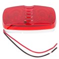 thumbnail image 3 of Kojem 5X Trailer Marker LED Light Double Bullseye 10 Diodes Clearance Light Red, 3 of 7