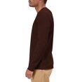 thumbnail image 2 of Ma Croix Mens Heavyweight Thermal Shirt Soft Cotton Active Big and Tall Stretchy Waffle Tee, 2 of 4