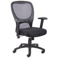 thumbnail image 1 of Silla de trabajo Boss Office Products Budget Mesh negra, 1 of 8