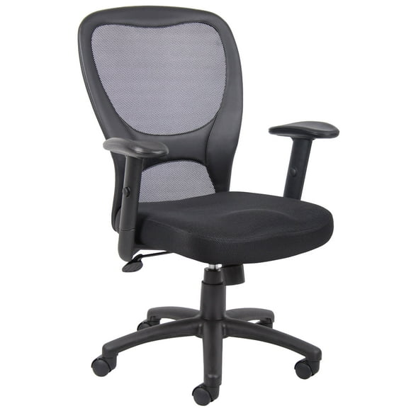 Silla de trabajo Boss Office Products Budget Mesh negra