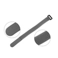 thumbnail image 3 of 5 piezas de correas de gancho y bucle de 3/4 pulgadas x 10 pulgadas correas de sujeción reutilizables para atar cables (Gris), 3 of 4