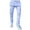 Light Blue, variant on gakvov Cargo Pants For Men Men's Multi-pocket Reflective Straight-leg Sports Casual Overalls