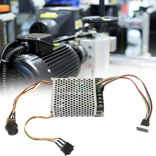 Controlador De Velocidad PWM Para Motor DC - 6-60V, 30A, Con Pantalla LED Y Ajuste De Parámetros Avanzados