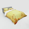 thumbnail image 2 of Ambesonne Asian Themed Bedding Set 4 Pcs, Forest Branch Blooms, Queen, Vermilion and Mustard, 2 of 2