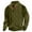 2264Army Green594, variant on VNKIDY Men's Sweatshirts Autumn/winter Casual Fashion Sports Stand Collar Button Hoodie Male Long Sleeve Solid Color Pullover Streetwear Fashionable