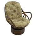 thumbnail image 1 of International Caravan Swivel Rocker Chair with Jacquard Chenille Cushion, 1 of 2