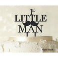 thumbnail image 1 of """1st Little Man""Birthday Cake Topper Elegant Moustache Cake Topper Cake Decoration"" Color Option Available 6""-7"" Inches Wide", 1 of 1