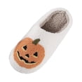 thumbnail image 3 of House Shoes Halloween Pumpkin Slippers Lightweight Home Shoes Winter Slipper Indoor Slippers for Women Men SPA Everyday Hotel 39 to 40, 3 of 8