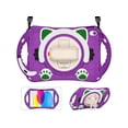 thumbnail image 1 of Case for Apple iPad 10th Generation Case 10.9 Inch 2022, Silicone Shockproof Protective Cover with Pencil Holder, Handle Grip, Kickstand and Shoulder Strap, 1 of 7