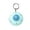 Blue, variant on Stylish Spaceship Model Keychain Mini LED Light UFO Keyring Pendant Fashionable Key Chain Accessory for Individuals