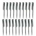 thumbnail image 3 of 20 Pcs Hairdressing Pointed Tail Comb Bright Color Anti-Static Hair Comb Hair Cutting Comb Barber Tool (Black), 3 of 8