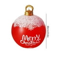 thumbnail image 3 of 60cm Inflatable Christmas Ball PVC Glow Christmas Inflatable Ball (Style S), 3 of 8