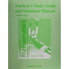Student's Study Guide and Solutions Manual for Using and Understanding Mathematics: A Quantitative Reasoning Approach, Pre-Owned (Paperback)