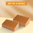 thumbnail image 4 of GSE Games & Sports Expert 6" Wooden Playing Card Holders, Wood Playing Card Rack Organizer for Bridge, Canasta, UNO, Card Playing (2-Pack), 4 of 8