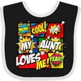 thumbnail image 3 of Inktastic My Aunt Love Me Boys or Girls Baby Bib, 3 of 4