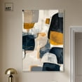 thumbnail image 3 of Surfaces Boho Neutral Abstract Canvas Wall Art by Art Remedy, Silver Floater Frame, 36"x54", 3 of 7