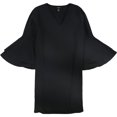 thumbnail image 1 of Alfani Womens Bell Sleeve Shift Dress, Negro, 14, 1 of 1