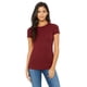 thumbnail image 1 of Camiseta de mujer Slim Fit CARDINAL XL Bella + Lienzo 6004, 1 of 1