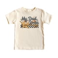 thumbnail image 4 of My Dad Rocks Shirt for Boys and Girls Rocker Father's Day Outfit for Toddlers and Kids Natural Shirt Youth Medium, 4 of 5