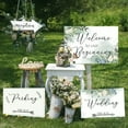 thumbnail image 3 of OurWarm 11 Pcs Wedding Direction Signs with Stakes Wedding Welcome Signs Arrow Shaped Wedding This Way Directional Road Signs Double Sided Printed Wedding Parking Sign Yard/Lawn Signs for Reception, 3 of 8