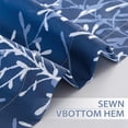 thumbnail image 3 of Shower Curtains for Bathroom -Spa Outdoor Shower Omber Blue Gradient Farmhouse Tree Pattern, 72 x 72 inches, Hooks Included, 1 Panel, Polyester, 3 of 5