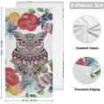 thumbnail image 2 of Coolnut Owl Soft Hand Towels, 2 PcsAbsorbent Bath Towel Decorative Fingertip Towels for Bathroom Gym Spa Hotel Beach Swimming Pool,14.4"x 28.3", 2 of 6
