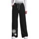 thumbnail image 1 of Pantalones de yoga estampados con cordón de pierna ancha y cintura elástica alta informal para mujer Pompotops ulkah938655, 1 of 5