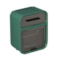 thumbnail image 1 of Toilet Paper Storage Box, Durable Wall Mounted Tissue Box Space Saving  For Office Green, 1 of 8
