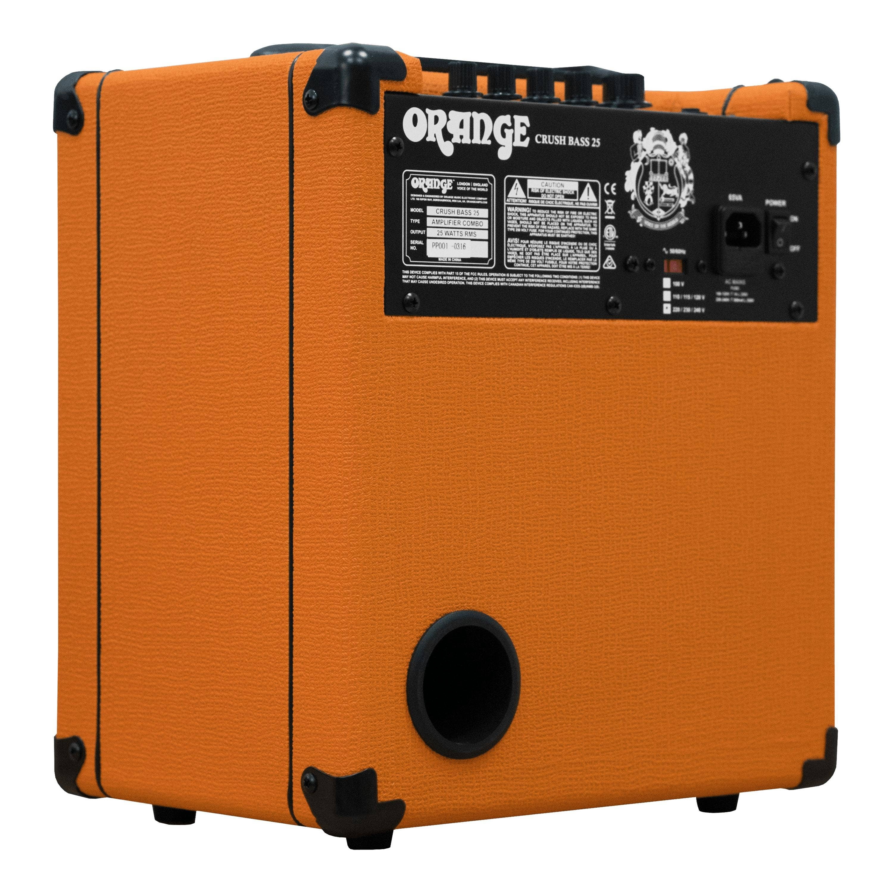 Orange Amps Crush Bass 25 Guitar Combo Amplifier (25W)