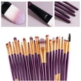 thumbnail image 3 of 20 Pcs Makeup Brushes Proffesional Cosmetics for Face Makeup Brush Set Powder Concealer Eyeshadow Eyebrow Lip Brush Beauty Tools, Black, 3 of 8