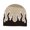 Gray black, variant on Oasiva Jacquard Flame Pattern Hat Adult Elastic Hat Winter Warmer Knitted Hat Cold Winter Presents for Students Teenagers