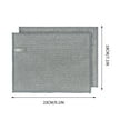thumbnail image 2 of Harlier 2 PCS Non-Scratch Wire Dishcloth, 9.1 x 7.1 Inch Wire Washing Cloth, Multipurpose Wire Dishwashing Rags for Wet and Dry Wire Cleaning Cloth Wire Dish Towels for Kitchen, 2 of 9