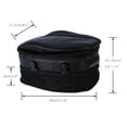 thumbnail image 2 of Bolsa de Asiento Trasero Sunnimix Mochila moto 30x25x20cm Negro, 2 of 8