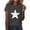 Dark Gray, variant on Tittly T Shirts for Women Graphic Tees 4th Of July Oversized Shirt Women Casual Printing Short Sleeves ROUND Neck Loose T Shirt Blouse Tops Tshirts Shirts Spring Tops for Women Black L