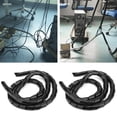 thumbnail image 4 of Qiilu 2 Package Wire Protector Spiral PP Cable Protection Accessory Wire Sleeve, 4 of 8